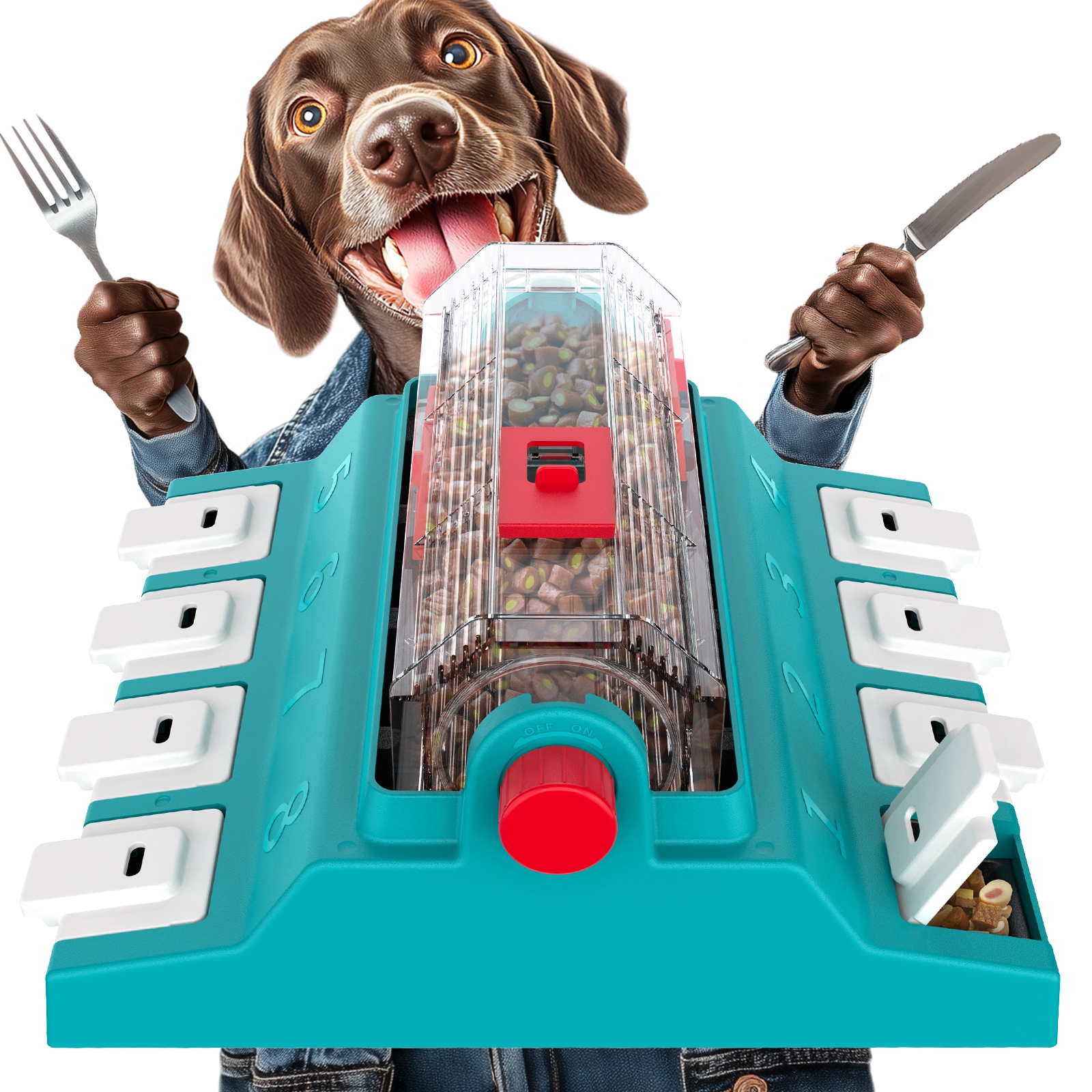 KADTC Extra Large 2 Levels of Challenge Dog Puzzle Feeder