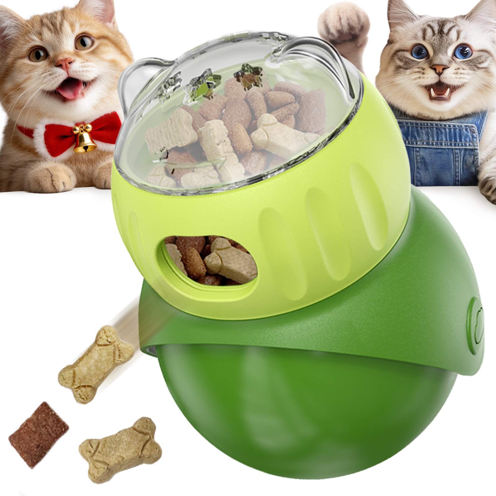 KADTC Wobble Small Dog & Cat Treat Dispensing Toy