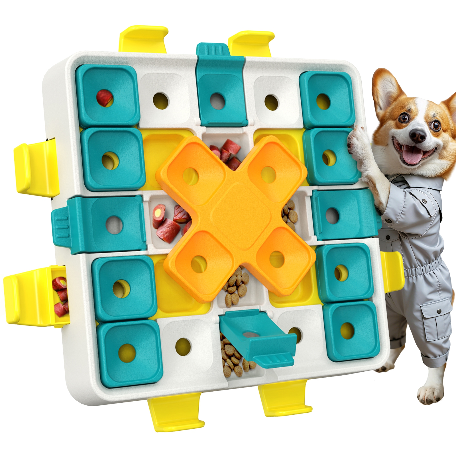 KADTC 2 Levels of Challenge Advanced Dog Puzzle Toy Brain-Teasing Cube