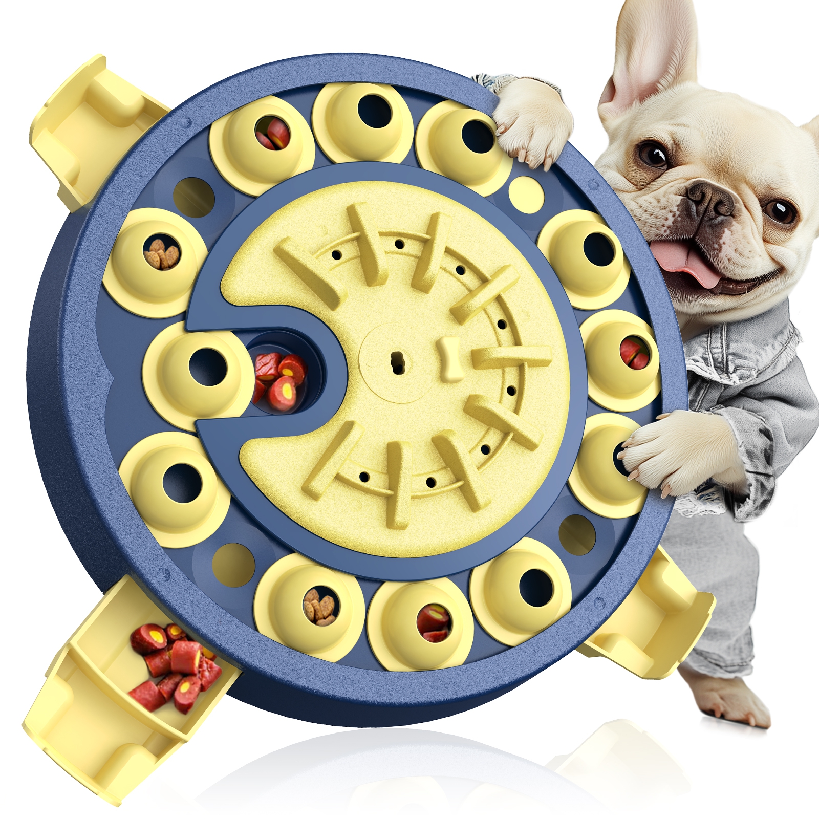 KADTC Dog Puzzle Toy 3 Levels of Step-by-Step Challenge,4 Ways to Play