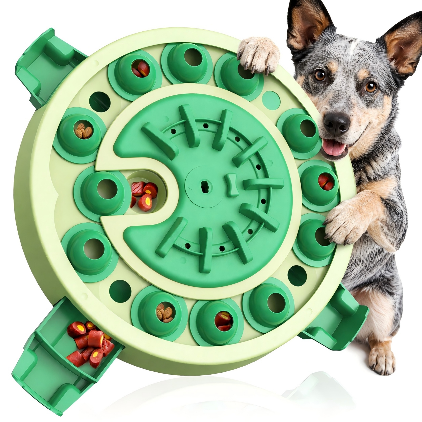 KADTC Dog Puzzle Toy 3 Levels of Step-by-Step Challenge,4 Ways to Play